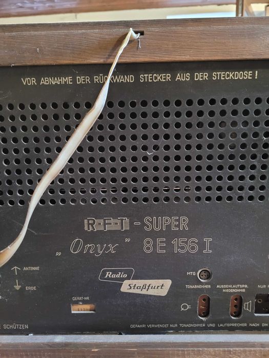 Колекционерско радио STASSFURT ONYX