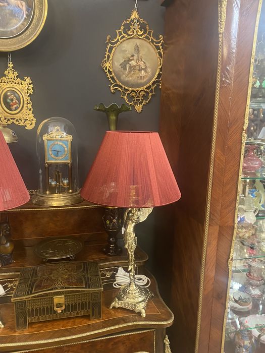 bronz/abajur mătase