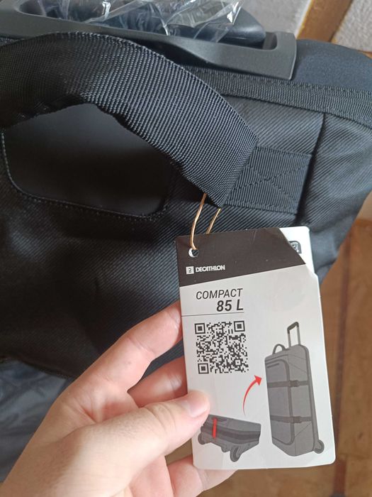 Geantă de voiaj mare tip troler, pliabilă 85L, Space Saver