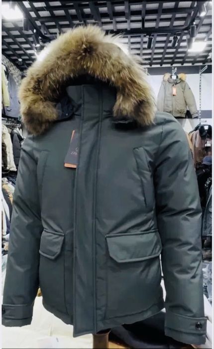 Зимная куртка натуралный мех