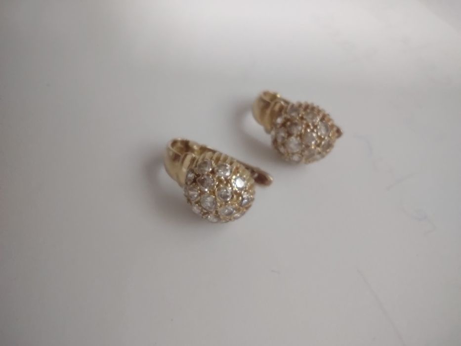 Cercei aur 14k pietre (efn)