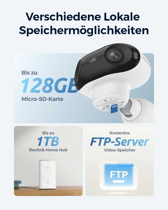 Camera supraveghere panoramica wireless cu panou solar Reolink Argus