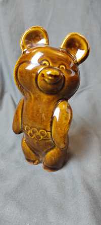 Фарфоровая статуэтка олимпийский мишка медведь ЗИК конаково