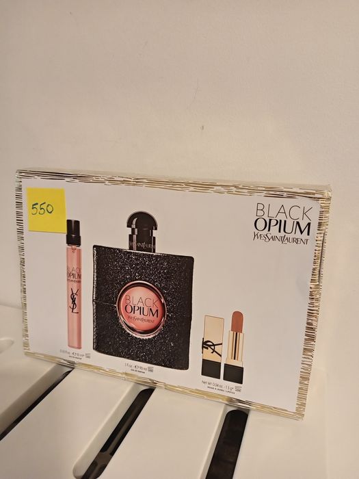 Set cadou parfum YSL BLACK OPIUM, original, sigilat