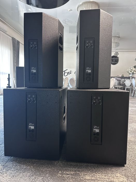 Boxe Active Bens Audio Sateliti 15” Basi 18” (nu RCF, Dynacord, FBT)