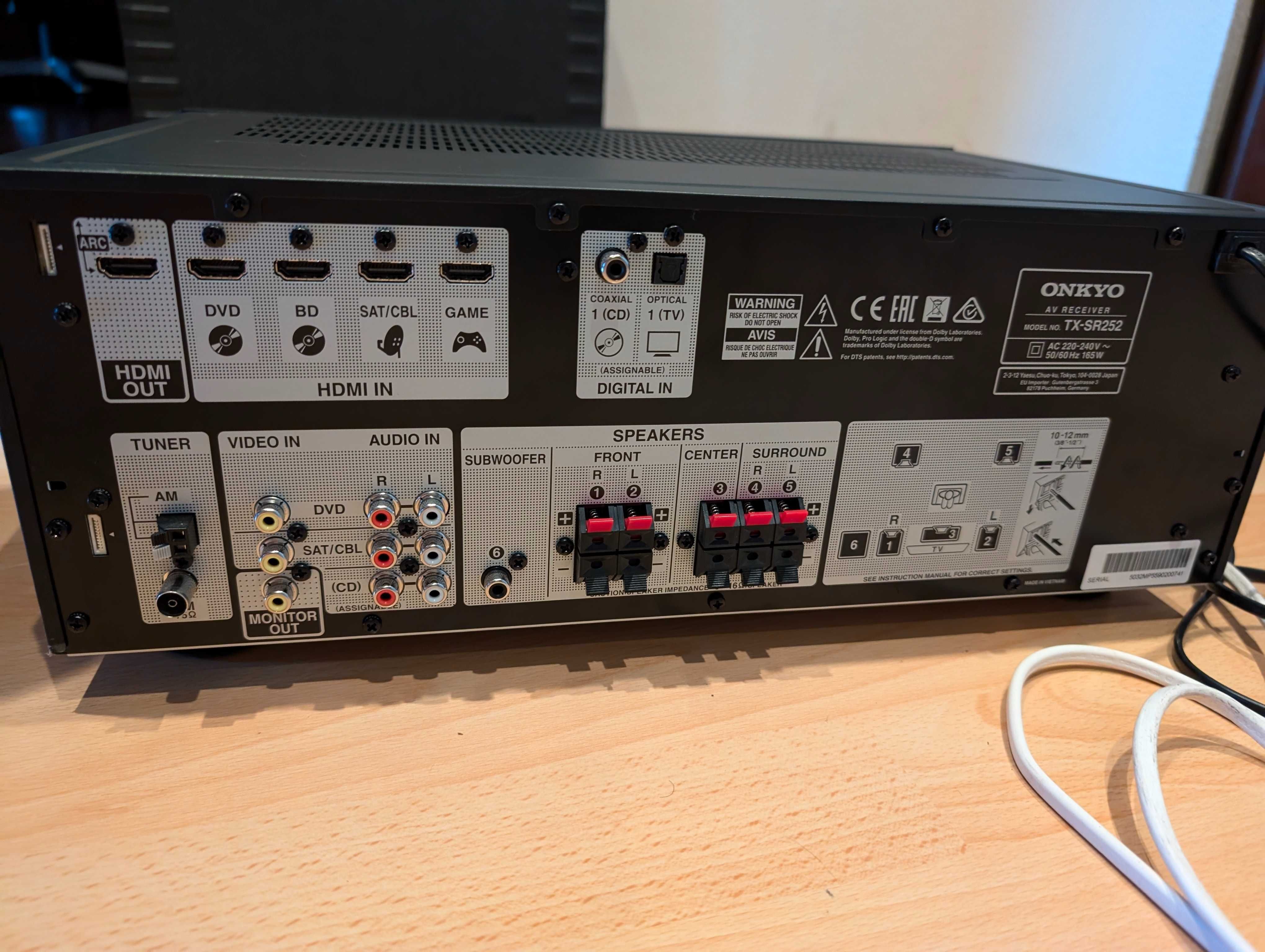 Amplificator receiver AV ONKYO TX-SR252