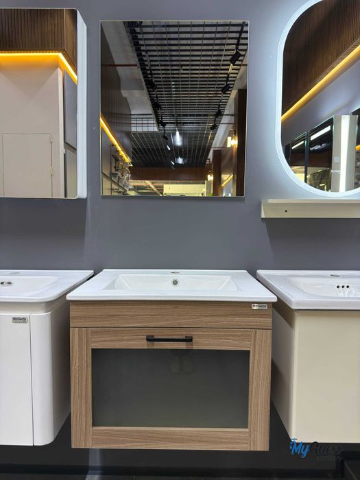 Подвесная раковина с тумбой. Широкий ассортимент / Rakovina umivalnik