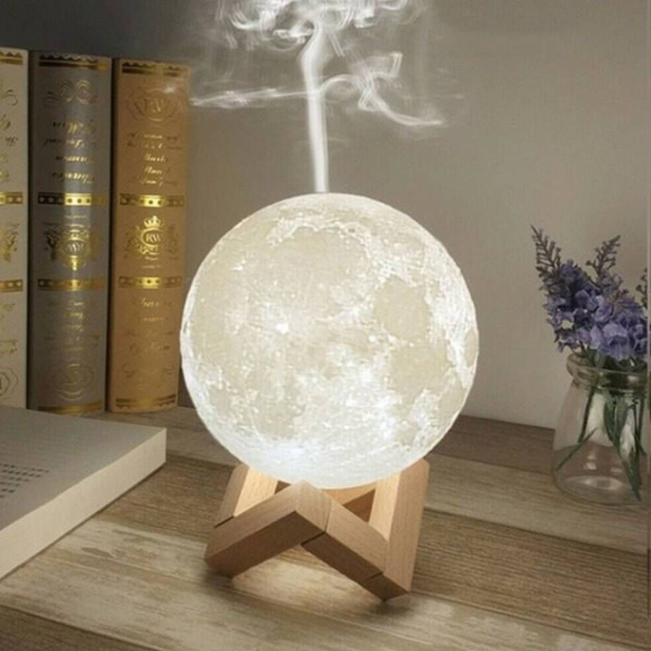 Lampa de veghe in forma de luna cu umidificator,Luna Moon 3D