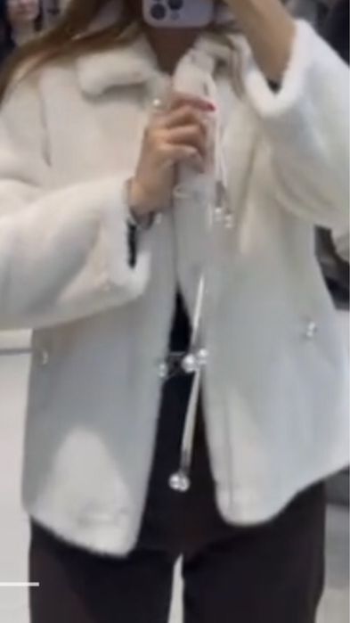 Женьская Эко Полушубка качество супер, 1в1 оригинал