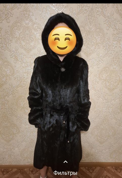 Норковая шуба 42-44 размер.