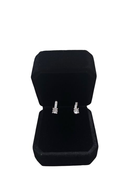 Cercei argint 925 - noi - stantati - cu pietre pretioase