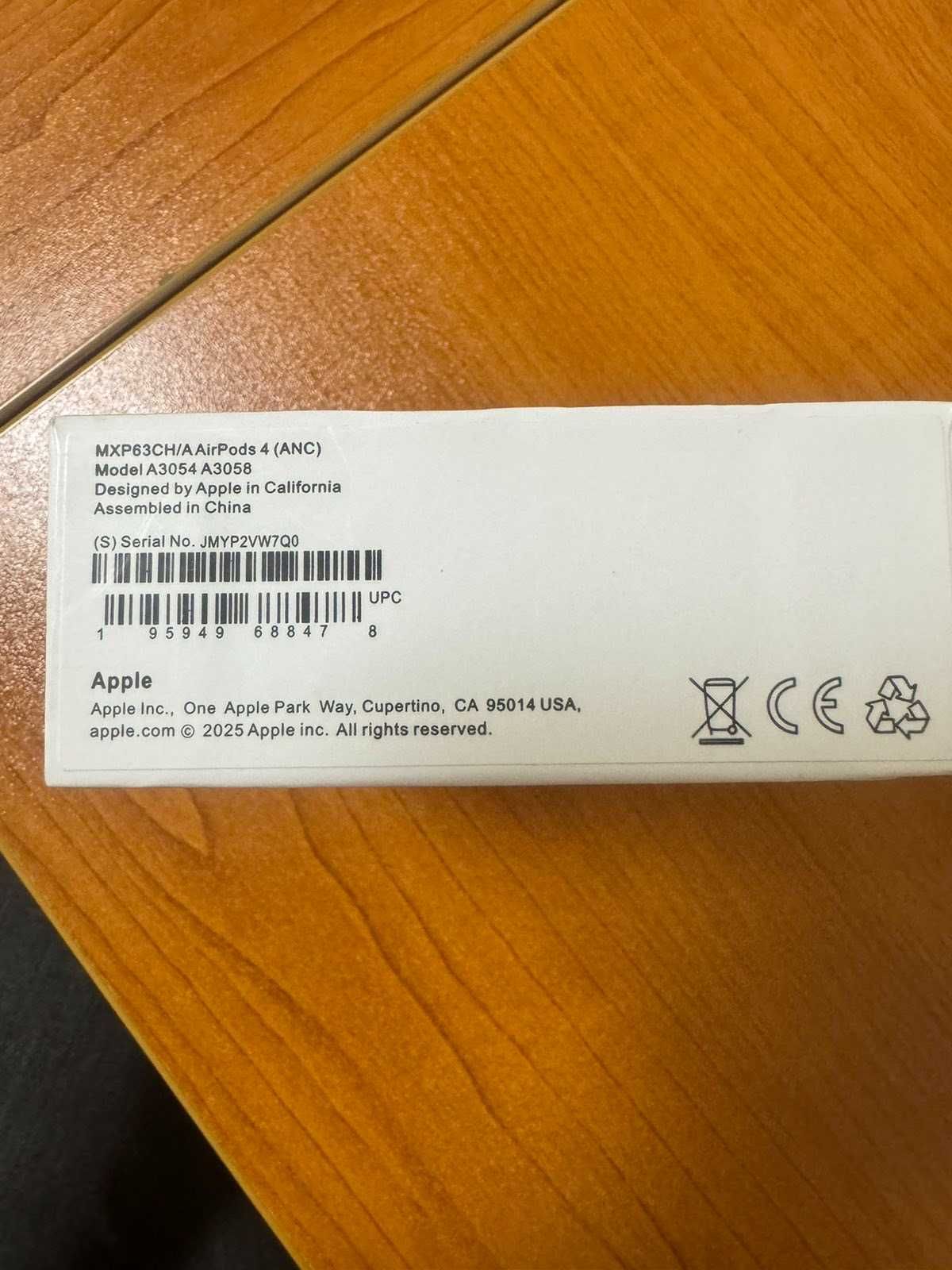 слушалки AirPods4 (ANC)