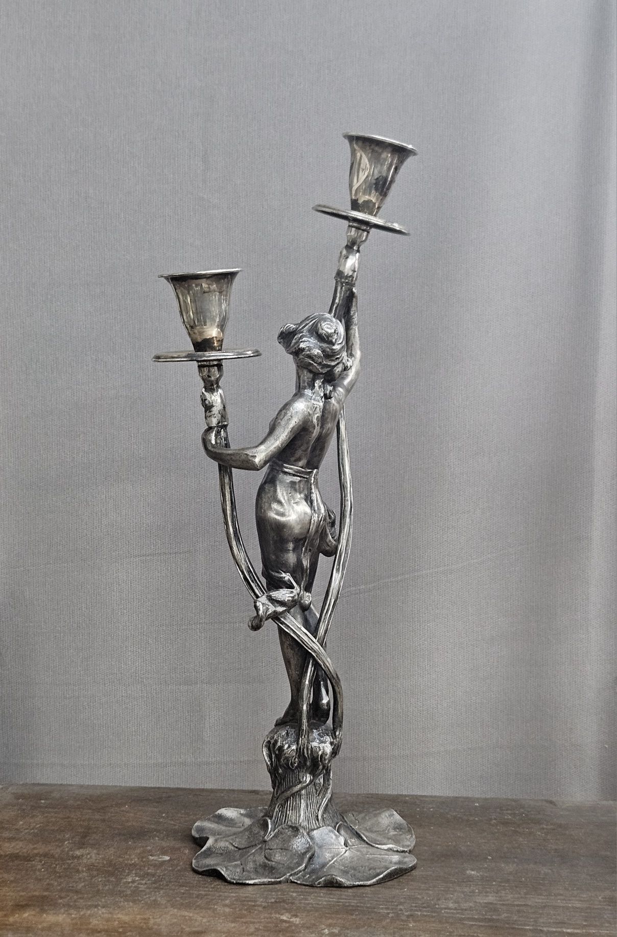 Art nouveau фигорален свещник 1900г.