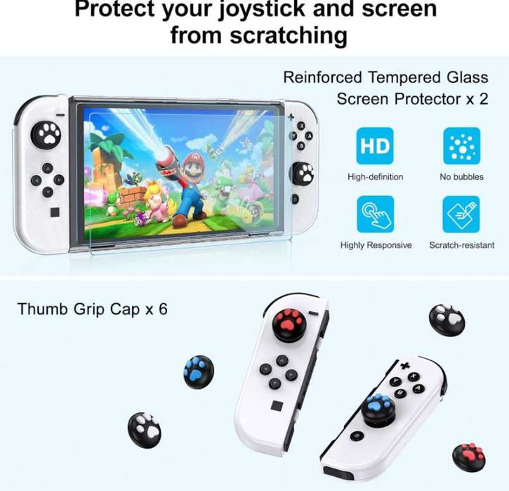 Younik комплект аксесоари за Nintendo Switch OLED 15 в 1