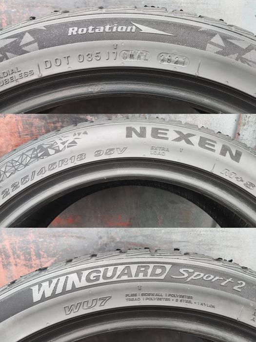 4бр. зимни гуми 225/45/18 Nexen Winguard Sport 2