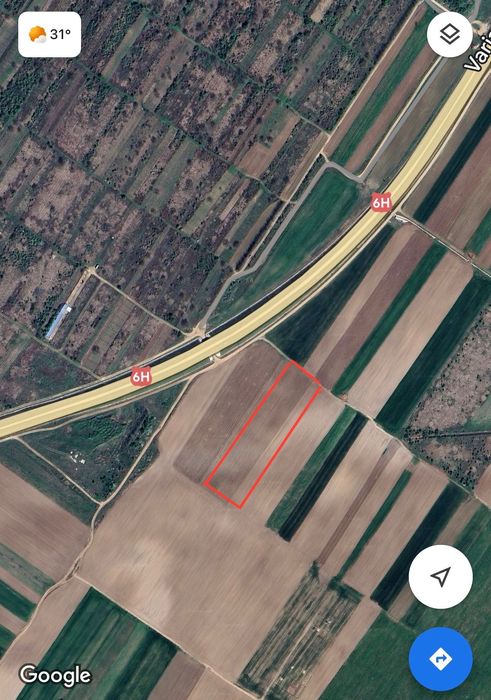 Teren de vanzare 9900 mp centura ocolitoare Mihailesti Giurgiu