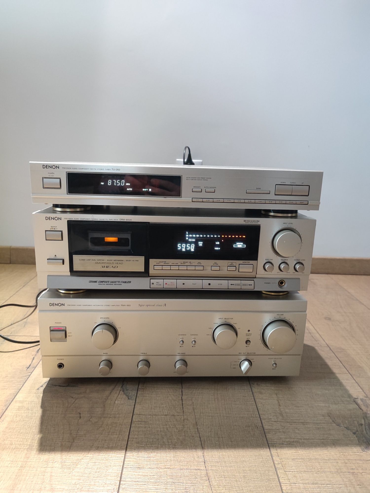 Amplificator statie Denon PMA 860 si tuner tu 260 FARA DECK