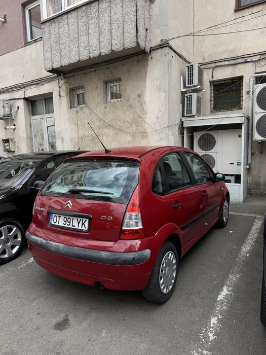 Citroen c3 rosu, 1.2 benzina 60CP