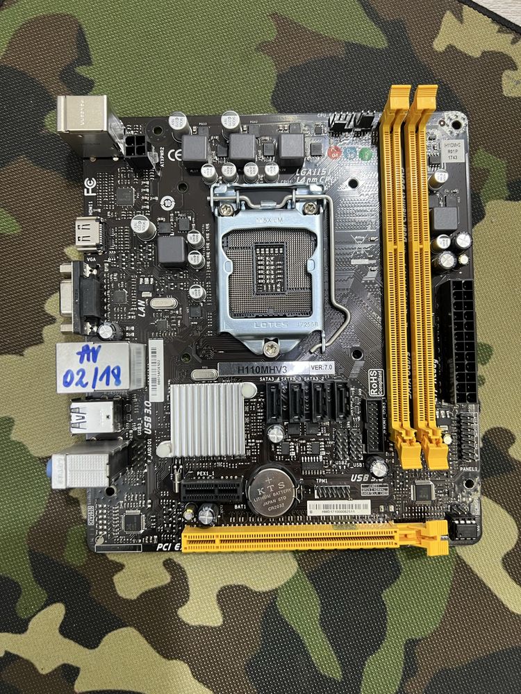 Продам материнскую плату H110M