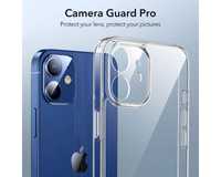 Husa transparentă cu protectie camera pentru iPhone 12 Pro Max