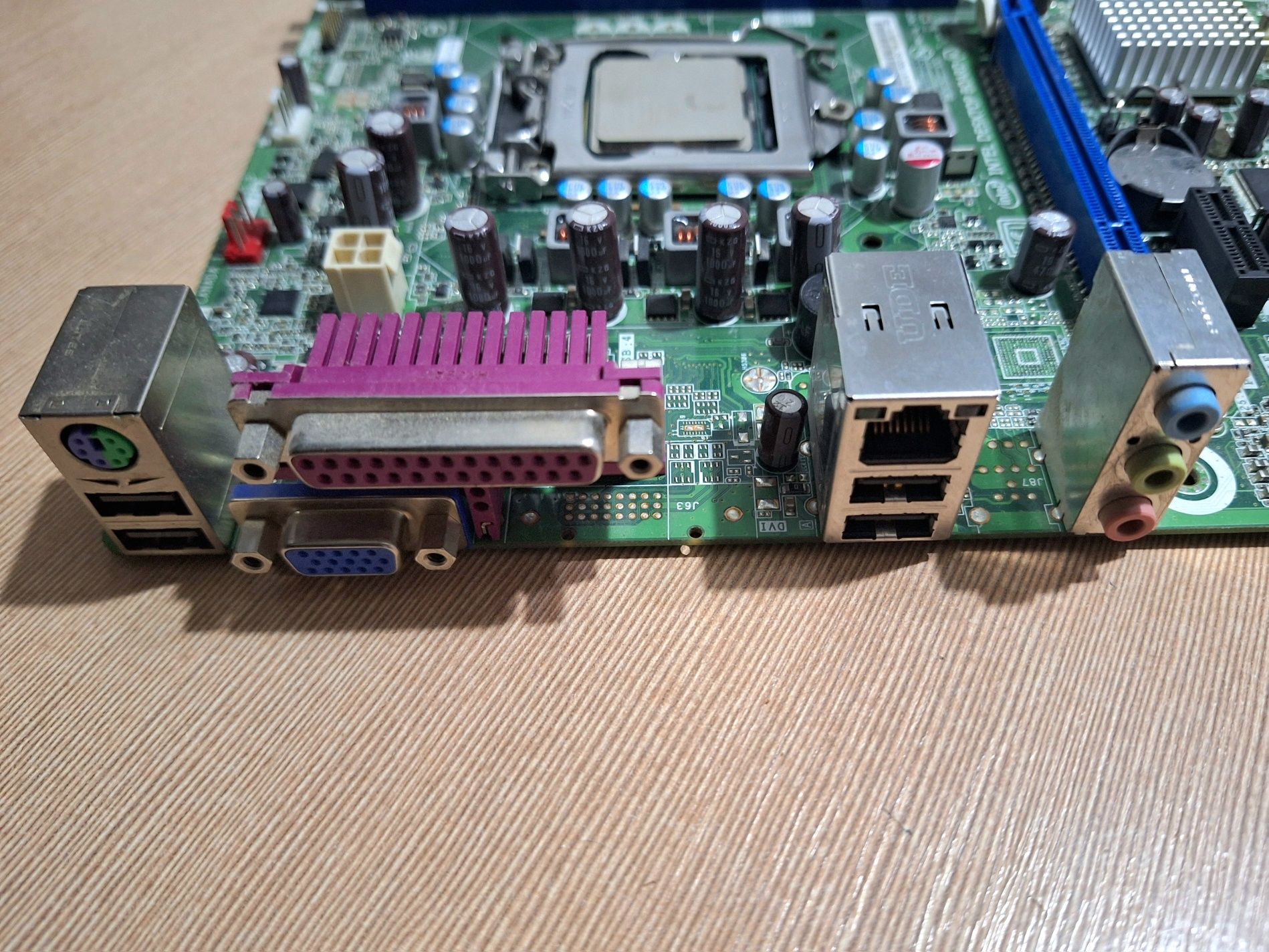 Плата + процессор intel i3