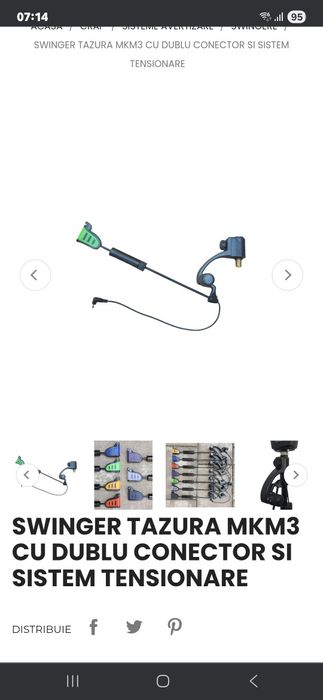 Vand set de 4 swingeri Tazura MKM3 cu dublu conector