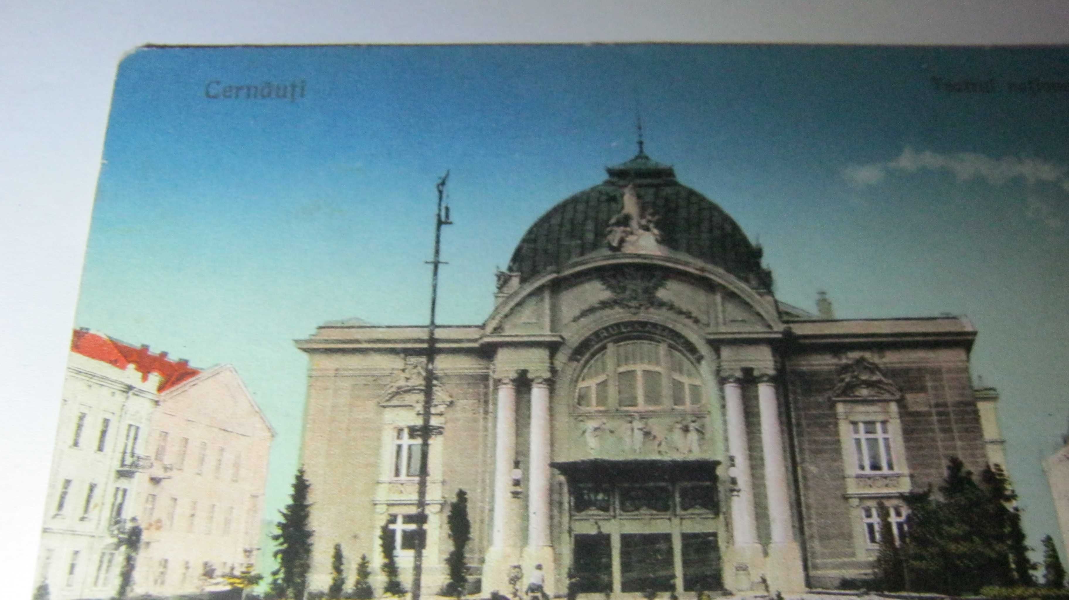 Ilustrata veche/Carte Postala,CERNAUTI,Teatrul National,cca 1930