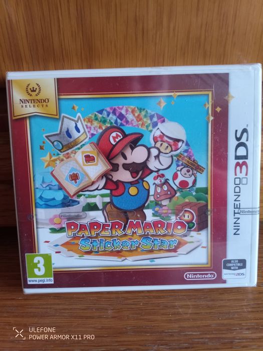 Joc Paper Mario Sticker Star Nintendo 3DS 2DS nou sigilat