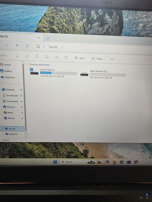 Laptop Acer nitro 5 rtx 3050