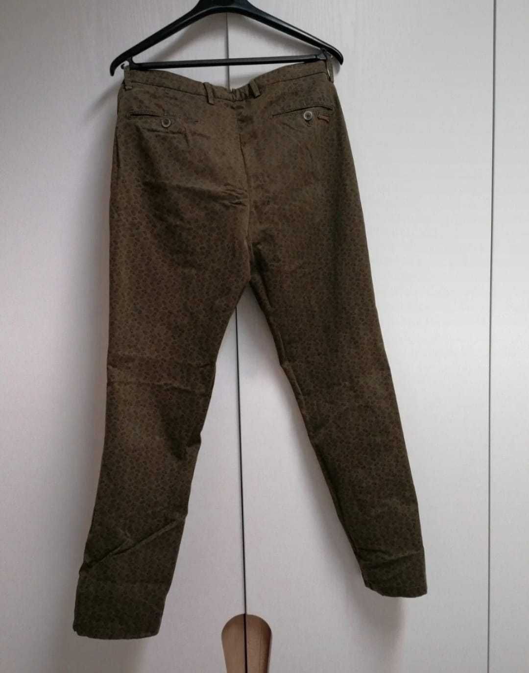 Pantaloni slim Massimo Dutti marime 40/M Kaki