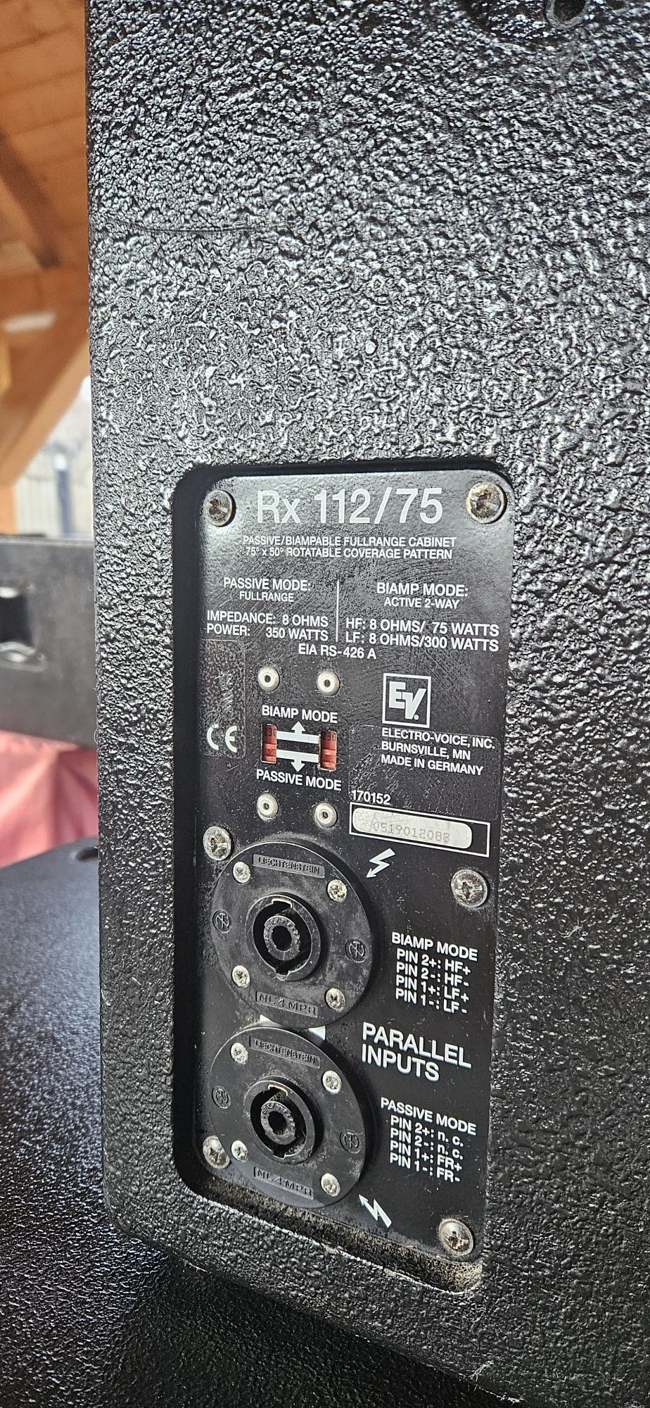Boxe electrovoice rx 112