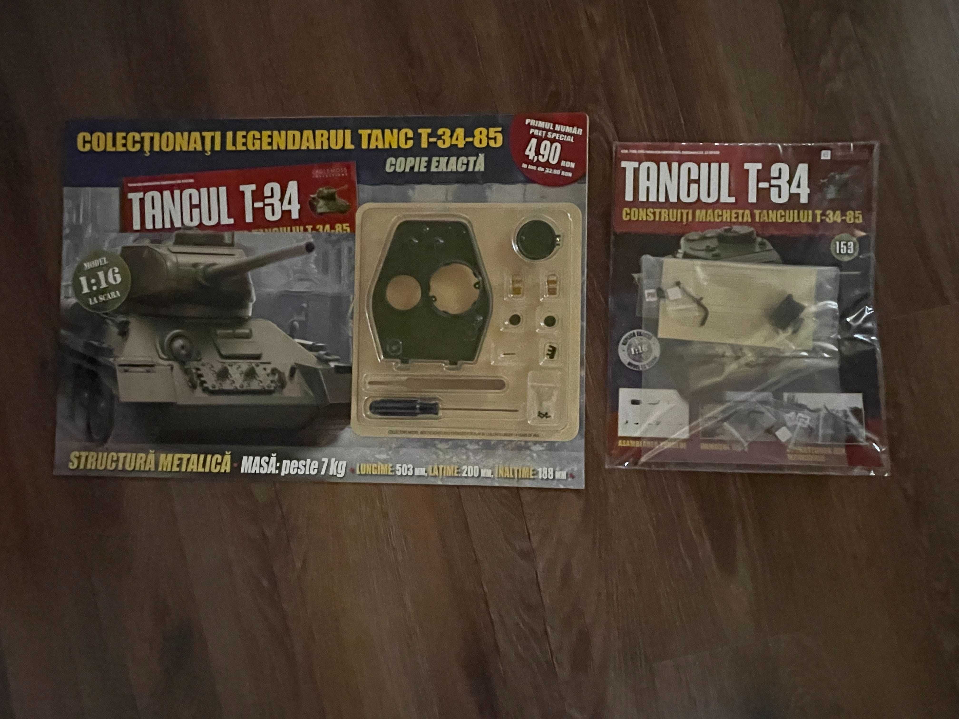 Macheta Tancul T-34  scara 1:16 eaglemoss colectie completa 153 numere