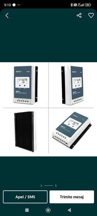 Regulator/Controler Solar EPEVER, Model 30A MPPT, 12V 24V