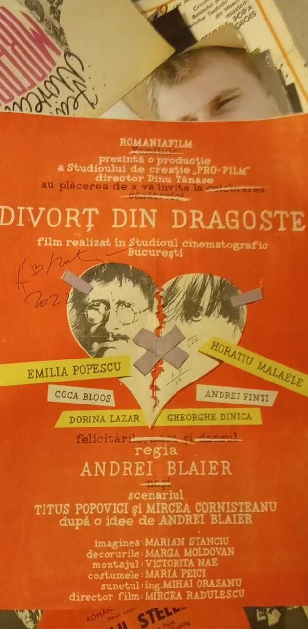 Afise originale de cinema cu autograf