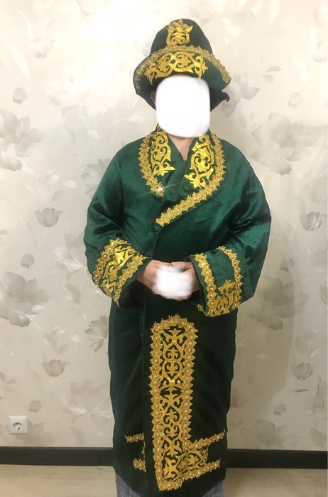 Казахский национальный костюм шапан/чапан. Разм. 48-52. Иманбаевой, 2