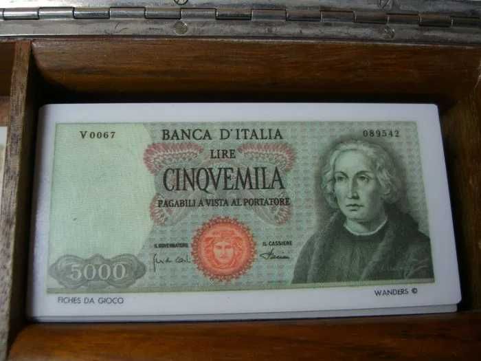 Cutie jetoane joc Art Deco Modernist unicat colectie, vintage