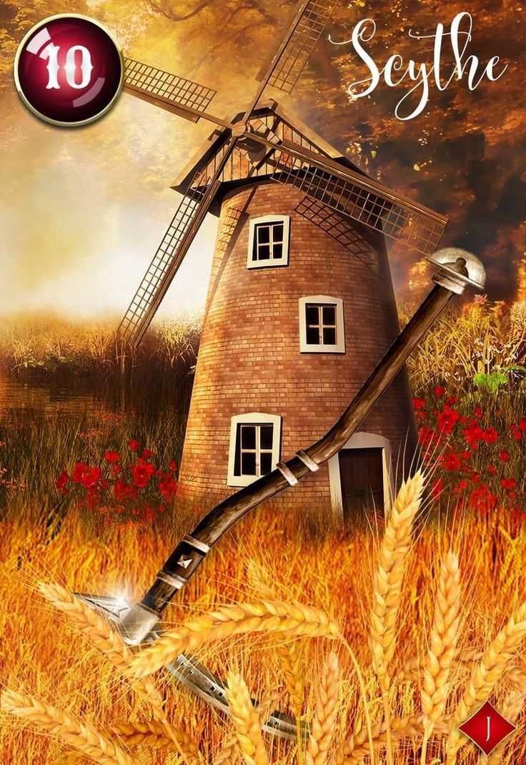 Оракул Ленорман Golden Light Lenormand (Таро, руны), размер 7х12см