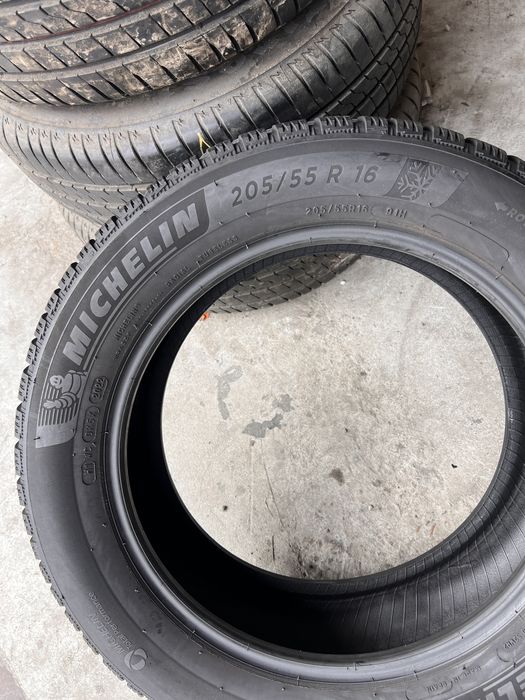 4 anvelope iarna 205/55/16 , Michelin 6.5-7 mm , DOT 2022
