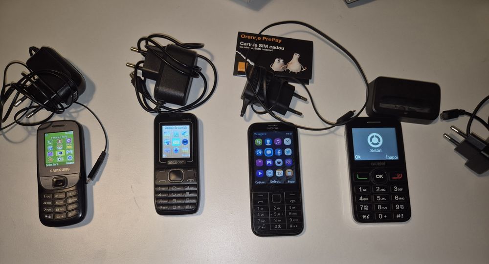 4 Telefoane vintage, de colectie- Nokia, Samsung, Alcatel, Maxcom