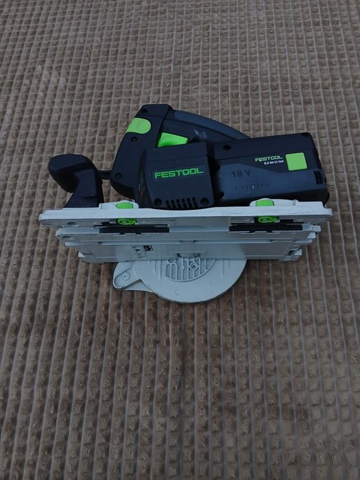 Circular FESTOOL HKC 55 EB, corp și acumulator 5.2 ah