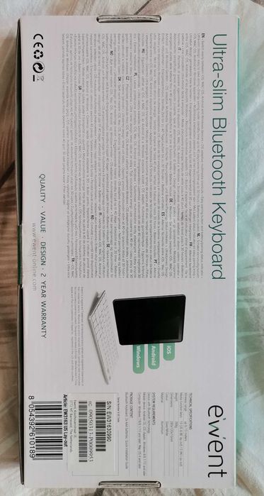 Клавиаура с Bluetooth свързване за IOS, Android и Windows