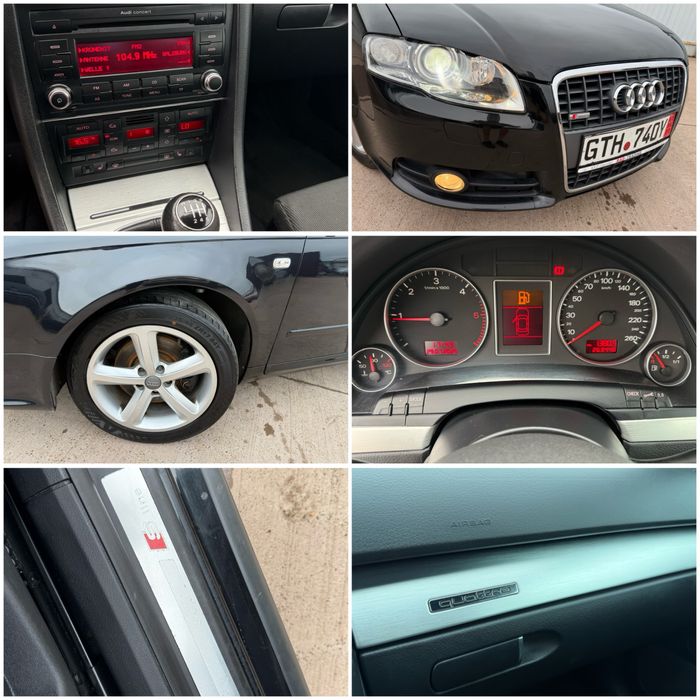 AUDI A4 2.0tdi* 170cp* 2007* S LINE* QUATTRO!!!