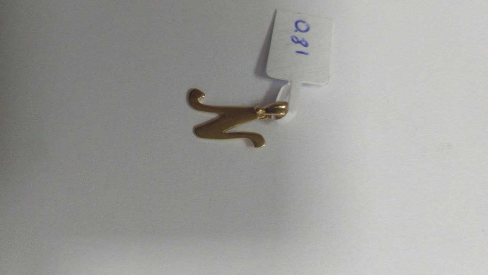 pandantiv litera n (m3) star amanet