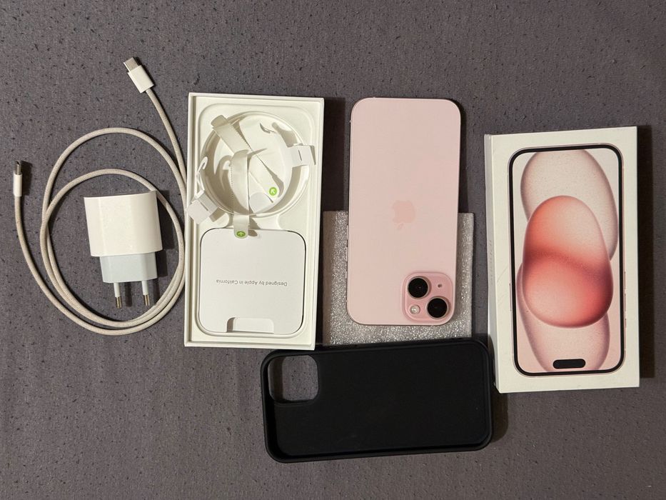 iPhone 15 Pink 128GB с гаранция 97%