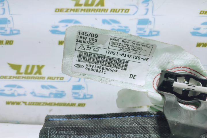 Airbag cortina drepata 7m51-n14k158-ae Ford Focus 2  [din 2004 pana  2008] seria
