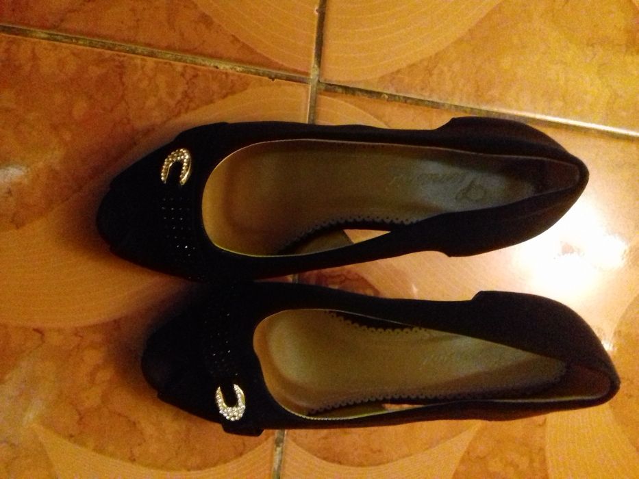 Pantofi dama noi marimea 36 cu toc 7 cm -ideali pt. nunta , petreceri