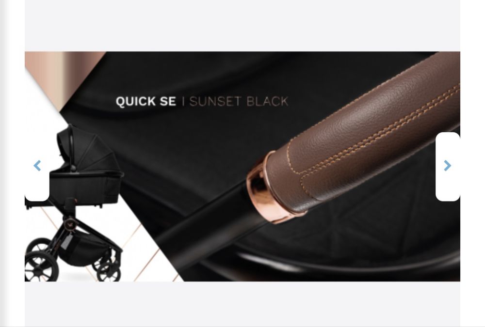 Vand carucior copii 2 in 1 Muuvo Quick SE2 SUNSET BLACK