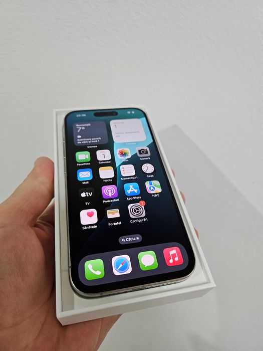 IPhone 15 Pro, 256 gb, neverlock, la cutie, Garantie.