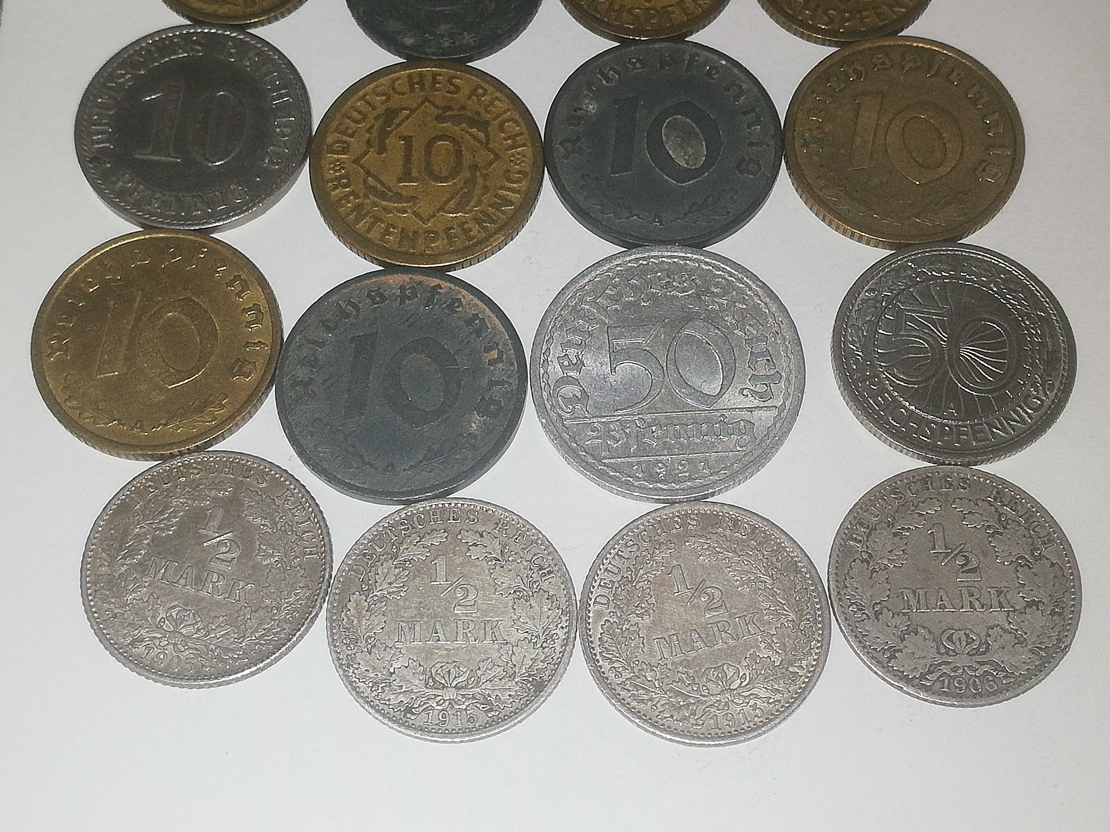 Лот монети Deutsches Reich 1905-1943г
