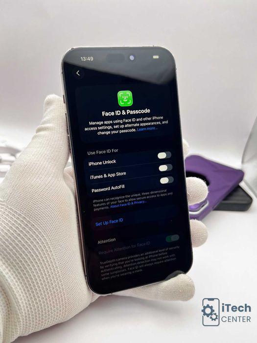 iPhone 14 Pro MAX, 1TB, Deep Purple, 100% батерия, ОТЛИЧЕН, ГАРАНЦИЯ!